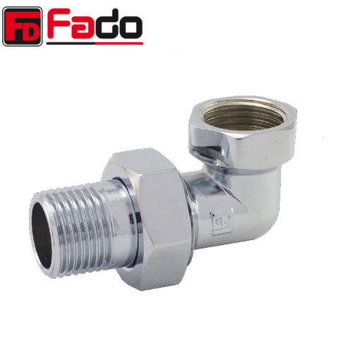 Згін американка кутова FADO Fit Chrome Ø 3/4" внутр.- зовн. різьба