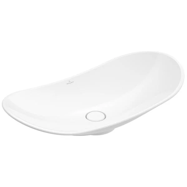 Раковина накладная Villeroy & Boch My Nature 810×410 мм, цвет: White Alpin CeramicPlus
