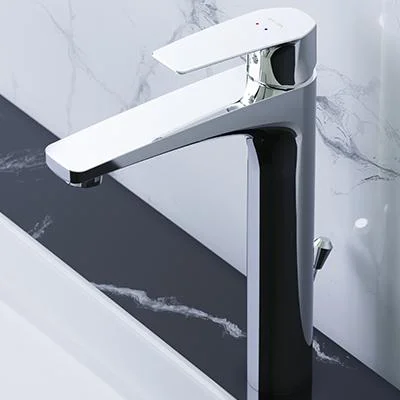 Змішувач для умивальника високий Am.Pm Gem, з донним клапаном