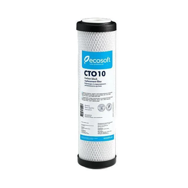Картридж прессованный уголь Ecosoft CTO 10"×2,5"