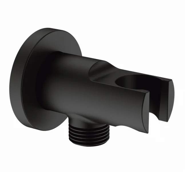 Утримувач для душу з шланговим підключенням GENEBRE Oslo Black Cylindrical (194641)