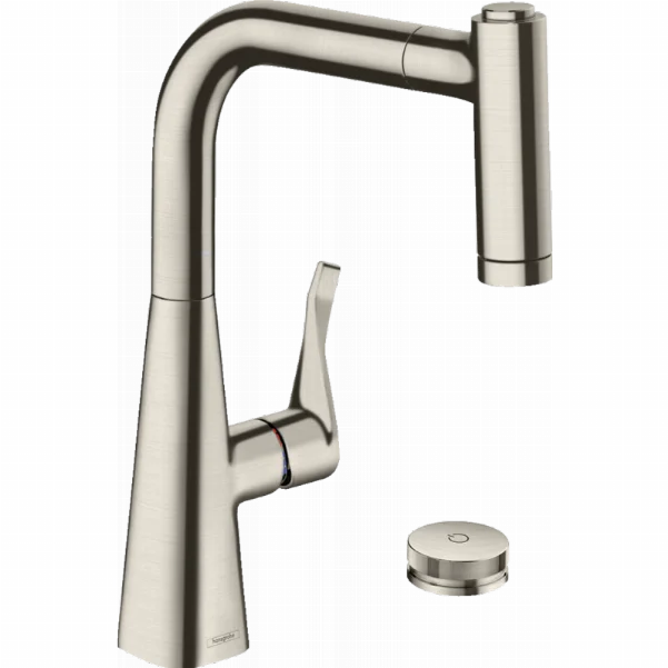 Смеситель Hansgrohe Metris Select M71 для кухонной мойки, под сталь 73805800