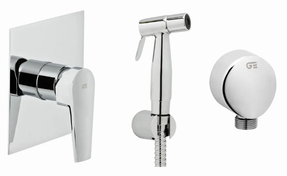 Комплект для гігієнічного душу GENEBRE Klip Klip45ov (10069445+64115164566+168004)