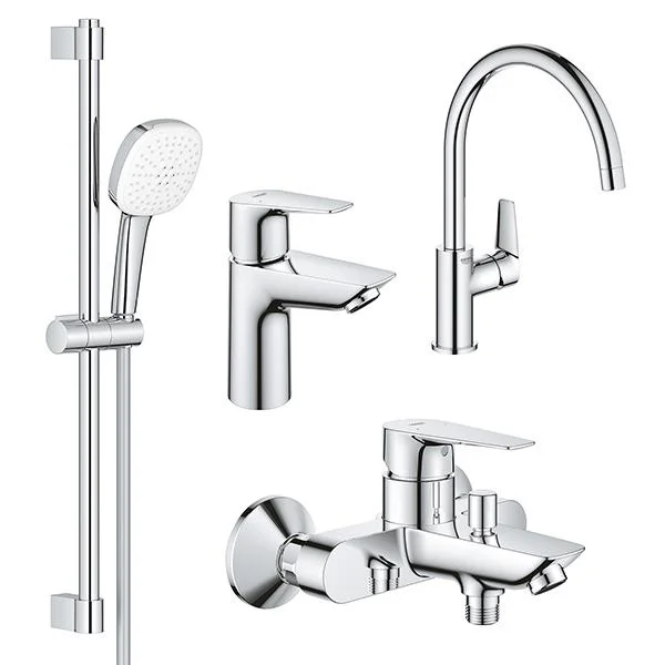 Комплект змішувачів Grohe BauEdge New 4 в 1