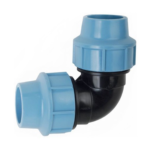 Колено обжимное Unidelta PP-BP N16 Ø 110/90° мм