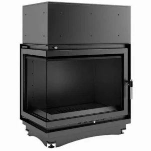 Каминная топка Kratki AMELIA/PW/BL/24/BS/W - 24 кВт Остекление "BS с левым стеклом"