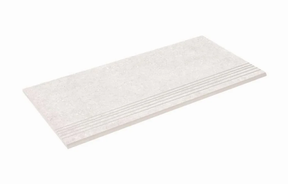 Ступень прямая SZRXRM1BRNQ CONCRETE Bianco 293x600x9,2 Zeus Ceramica