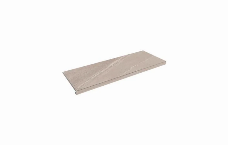 Ступень прямая с капиносом SZBXCL8BRB Calcare Grey 345-35x898x9,2 Zeus Ceramica