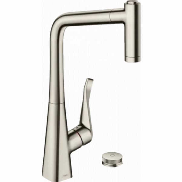 Смеситель Hansgrohe Metris Select M71 для кухонной мойки, под сталь 73806800