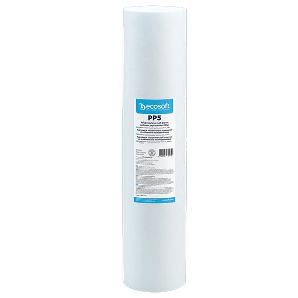 Картридж поліпропіленовий Ecosoft Big Blue 20"х4.5" - 5 мкм