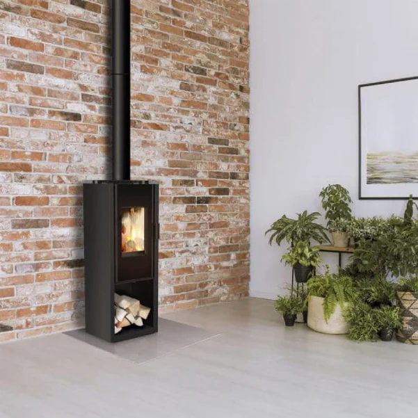 Стальная печь-камин Kratki Koza Enyo Flat 02 - 6,0 кВт