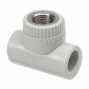 Тройник с МРВ Ekoplastik PPR Ø 25×1/2"×25 мм