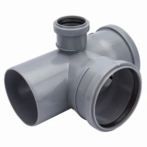 Хрестовина каналізаційна двопоскісна Reiger Triple Safe Ø 110/110/50 87,5° мм (ліва)