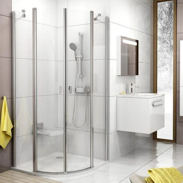 Душевая кабина Ravak Chrome CSKK4-80 полированный алюминий+Transparent