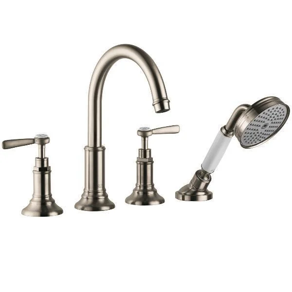 Змішувач для ванни Axor Montreux, на борт плитки, 2-х важільний, нікель