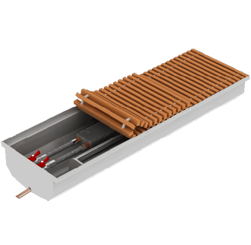 Конвектор в підлогу Polvax KV.MINI.230x1000x78 мм, 932 Вт