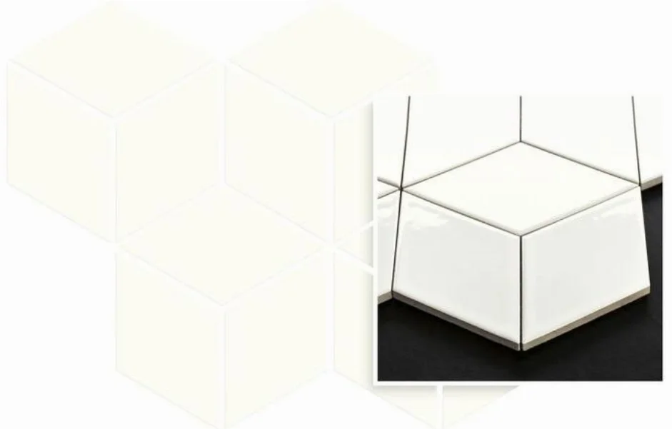 Мозаика Moonlight Bianco Romb Hexagon 204x238x6 Paradyz Мозаика Moonlight Bianco Romb Hexagon 204x238x6 Paradyz