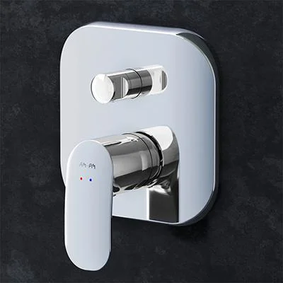 Змішувач для ванни і душа, що монтується в стіну, AM.PM Sensation F3085000