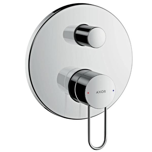 Смеситель для ванны и душа Axor Uno Ø 170 мм, с защитной комбинацией, хром