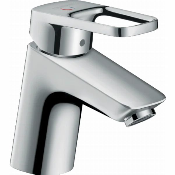 Смеситель для раковины Hansgrohe Logis Loop со сливным гарнитуром, хром 71153000 CoolStart