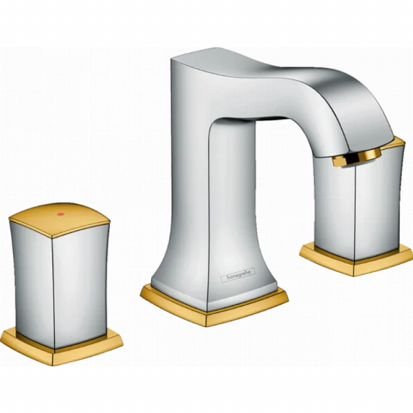 Смеситель на 3 отверстия Hansgrohe Metropol Classic 110, с донным клапаном