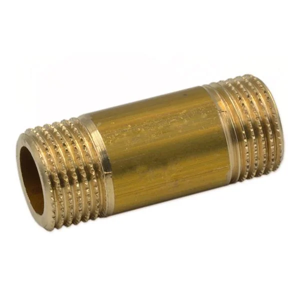 Ниппель латунный длинный Ø 1/2"×120 мм