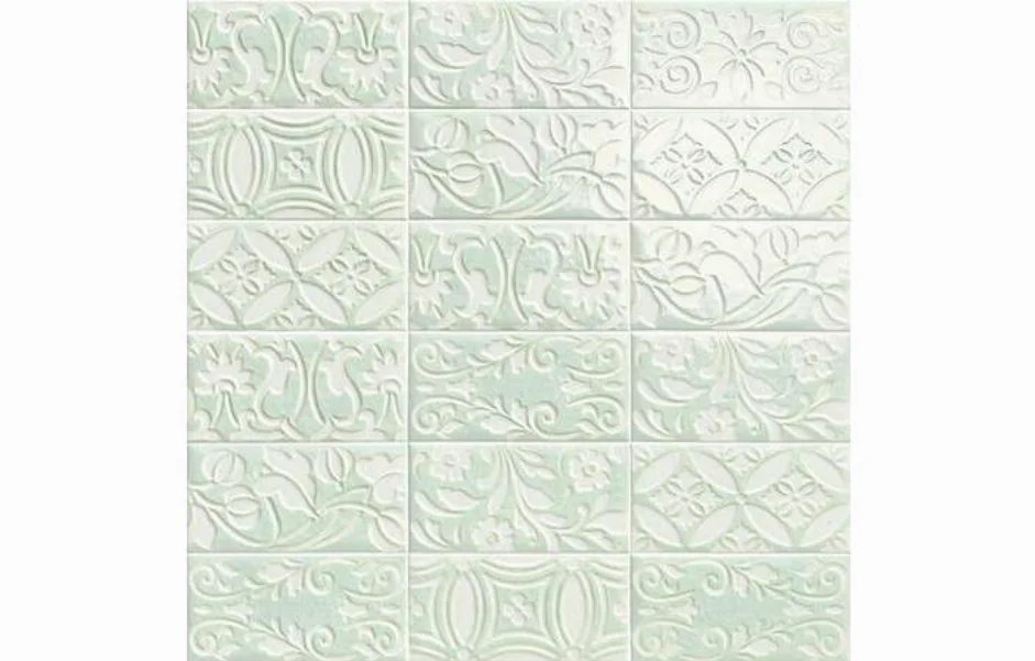 Плитка настенная Velvet Deco Blu 100x200 Mainzu