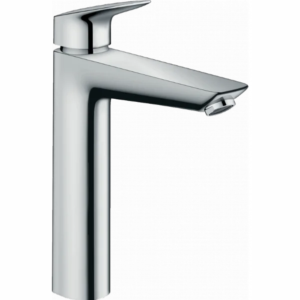 Смеситель Hansgrohe Logis для раковины с высоким изливом и сливным гарнитуром, хром 71090000