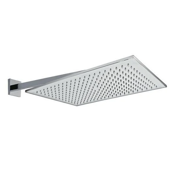 Верхній стельовий душ Tres Showers Head 450х315 мм, 1jet, настінний кронштейн