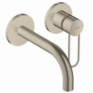 Смеситель настенный для раковины Axor Uno 165 никель