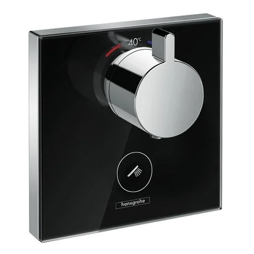 Термостат Hansgrohe ShowerSelect Highfow 15735600 для душа черный/хром