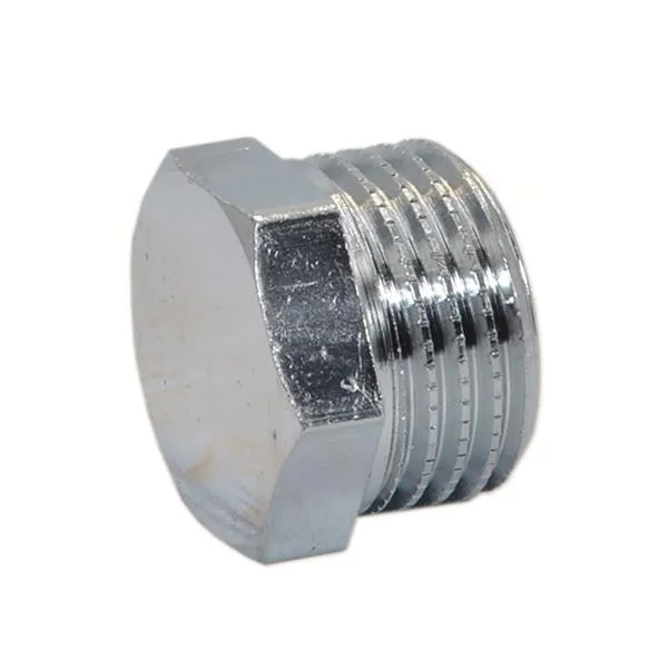 Заглушка хром Pattaroni Ø 1-1/4" наружная резьба