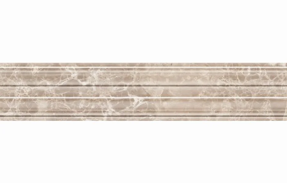 Фриз Lorenzo Modern тёмно-Бежевый 60x300x9 Golden Tile
