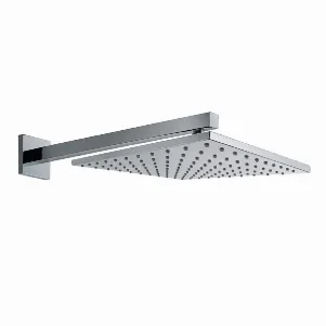 Верхній стельовий душ Tres Full 250х250 мм, 1jet, настінний кронштейн квадратний