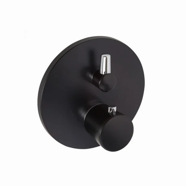 Смеситель Kludi Balance 528308775 для душа, чёрный матовый, хром