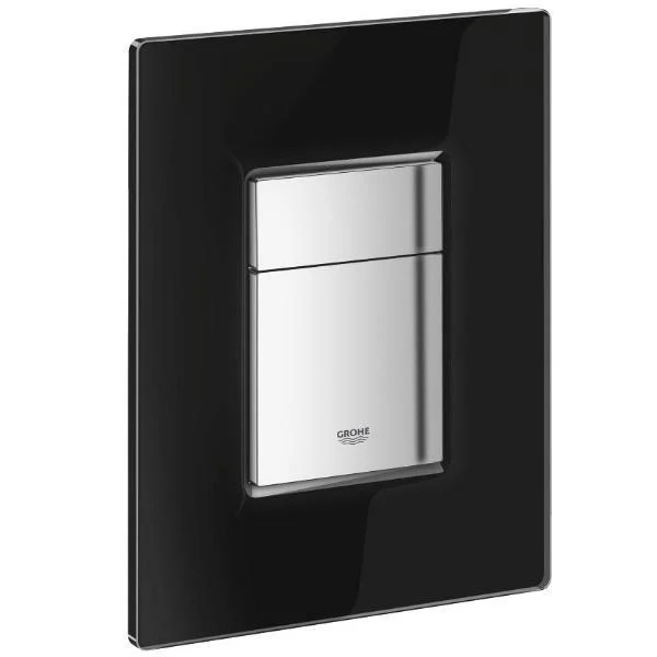 Клавиша смыва Grohe Nova Cosmopolitan, стекло, черный бархат