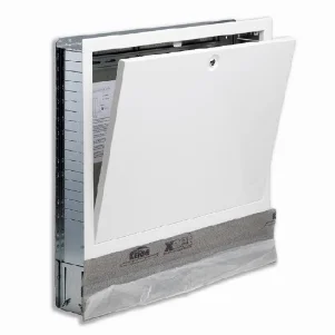 Коллекторный шкаф KERMI UX-L4 7 контуров встроенный 835 мм