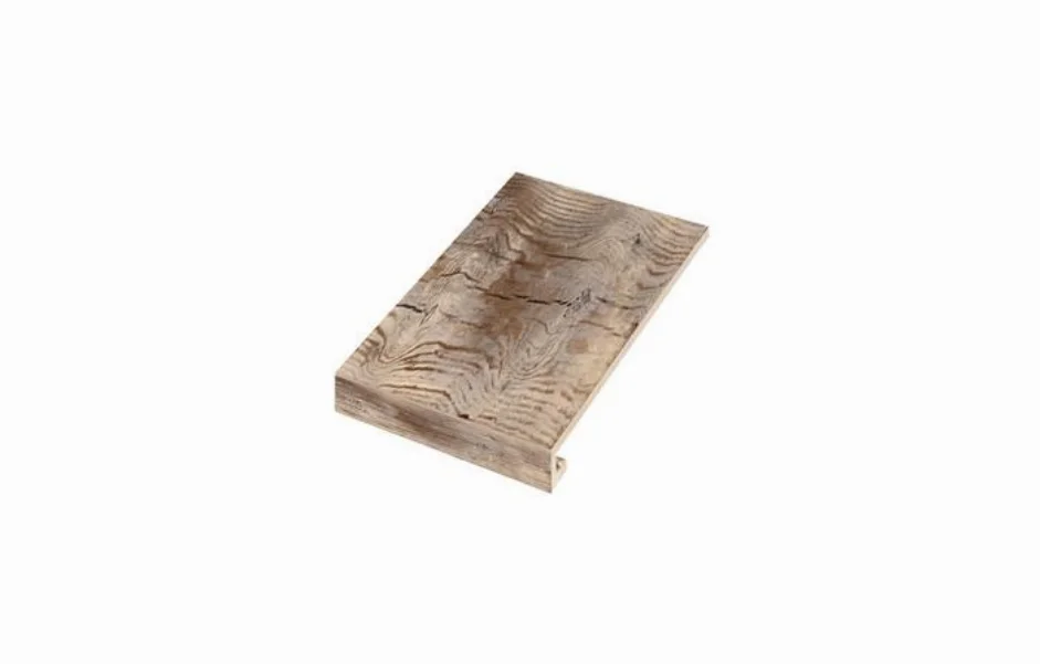 Ступень угловая левая с капиносом SZBXLV6BRP1 Legno Bruno 150-35x345x9,2 Zeus Ceramica
