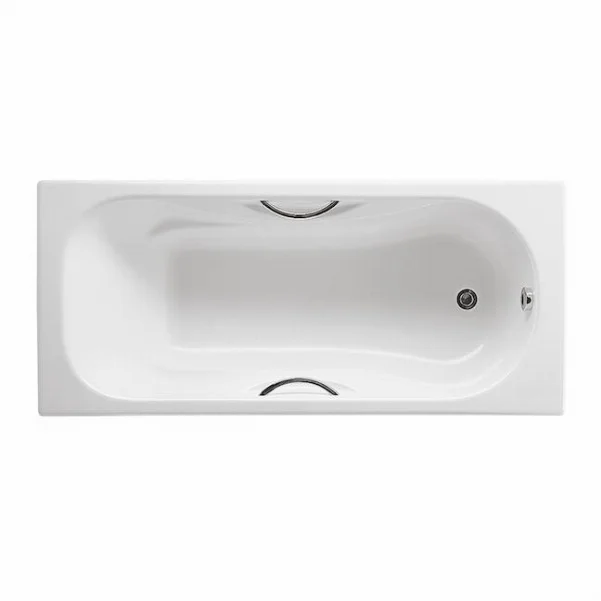 Ванна чавунна ROCA Malibu 150×75 см, з ручками, без ніжок
