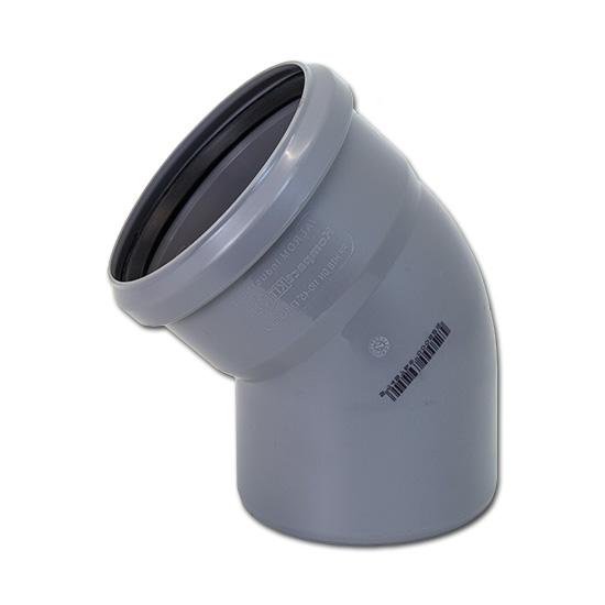 Колено канализационное Valrom Easy KIT Ø 40/67° мм