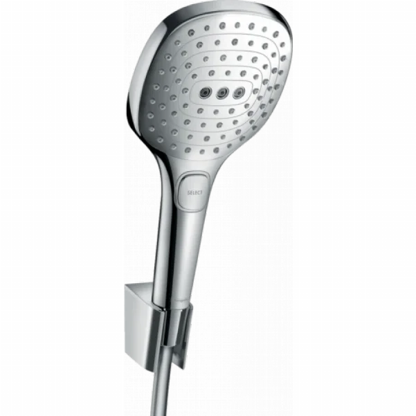 Душевой набор Hansgrohe Raindance Select 3jet с душевым шлангом 125 см