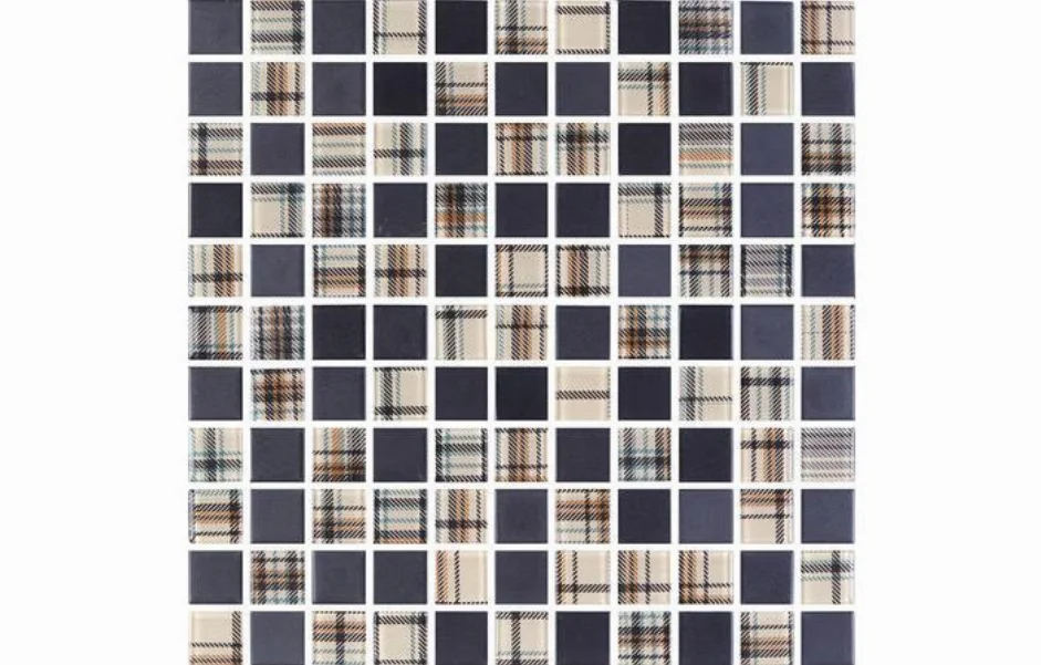 Мозаїка GMP 0825053 С2 Print 47-Black MATT 300x300x8 Kotto Ceramica