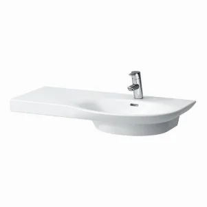 Умывальник асимметричный Laufen Palace 90×46 см, Левый