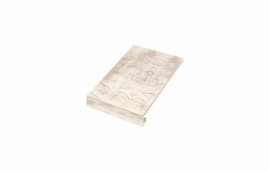 Ступень угловая левая с капиносом SZBXLV1BRP1 Legno Bianco 150-35x345x9,2 Zeus Ceramica