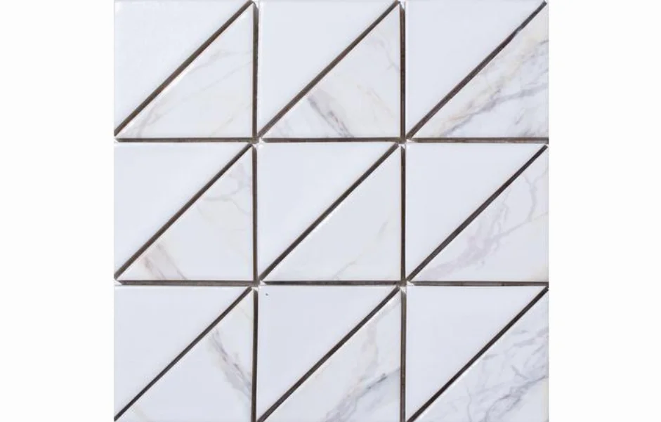 Мозаика RT 69002 Triangle С2 White Print 51 300x300 Kotto Ceramica
