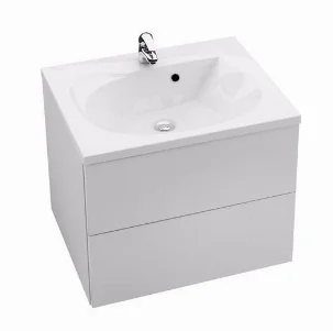 Шафка під умивальник Ravak SD Rosa II 600x490x470 мм, береза/білий