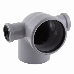 Колено канализационное Reiger Triple Safe Ø 110/87°×50/87°×50/87° два отвода