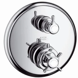 Смеситель-термостат для душа Axor Montreux Ø176 мм, хром