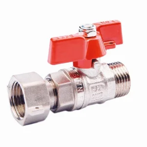 Кран кульовий з накидною гайкою Fado New PN40 Ø 3/4" внутр.- зовн. різьба