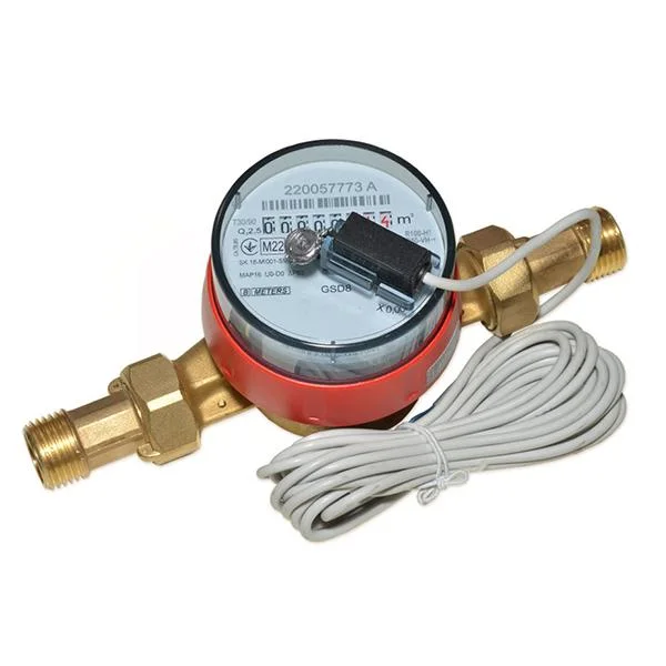 Счетчик горячей воды с импульсным датчиком BMeters GSD8-R Ø 1/2" L=110 мм